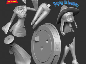 atsuko kagari - akko Model do druku 3D