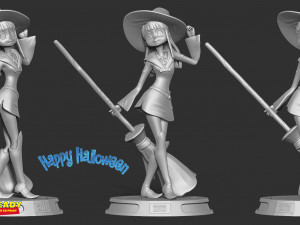 atsuko kagari - akko Model do druku 3D