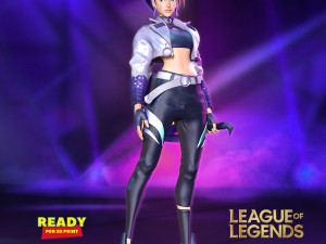 Akali - league of legends fanart Modelo de impresión 3D
