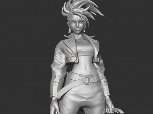 Akali - league of legends fanart Modelo de impresión 3D