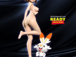 Gloria and scorbunny Modello di stampa 3D