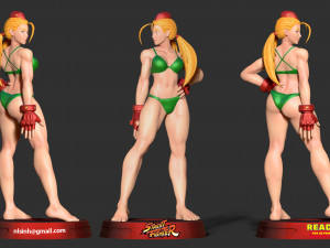 Street fighter - cammy Modelo de impresión 3D