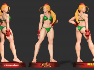 Street fighter - cammy 3D Принт Модель