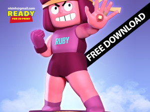 ruby - steven universe Modelo de impresión 3D