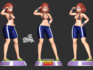 ochaco - be strong 3D Druckmodell