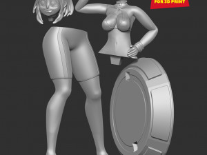 ochaco - be strong 3D Druckmodell