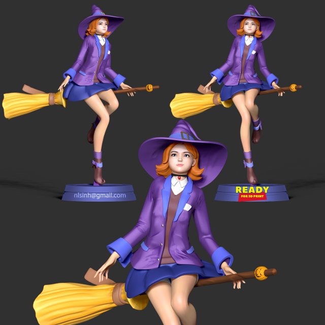 Witch - happy halloween 2021 3D 프린트 모델 .c4d .max .obj .3ds .fbx .stl .blend 