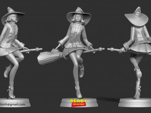 Witch - happy halloween 2021 3D 프린트 모델