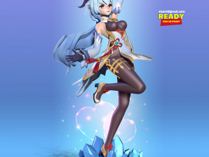 Ganyu - genshin impact fanart 3D 打印模型