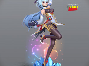 Ganyu - genshin impact fanart 3D 打印模型