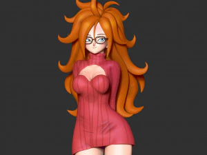 Android 21 - dragon ball fanart 3D Print Model