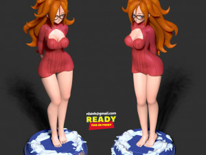 Android 21 - dragon ball fanart 3D Принт Модель