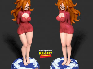 Android 21 - dragon ball fanart 3D Print Model