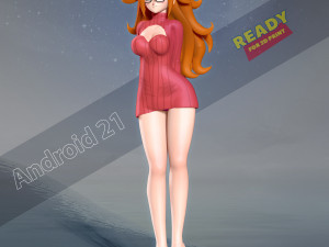 Android 21 - dragon ball fanart 3D Принт Модель