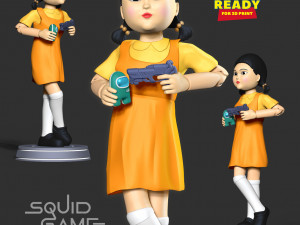 squid game doll 3D Print Model