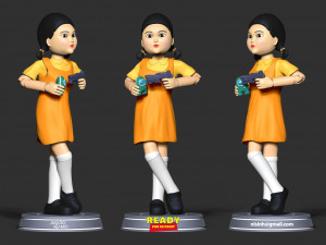 squid game doll Modello di stampa 3D