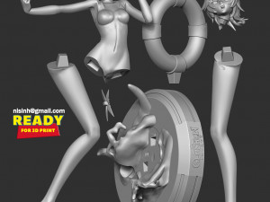 eula in swimsuit - genshin impact fanart 3D Принт Модель