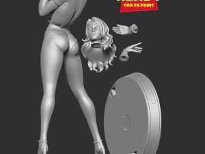 wonder woman fanart 3D Print Model