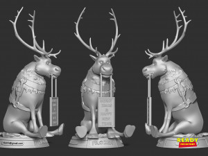 Merry christmas with sven Model do druku 3D