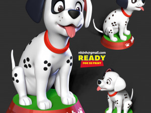 Patch - 101 dalmatians 3Dプリントモデル