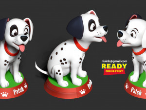 Patch - 101 dalmatians 3D Print Model