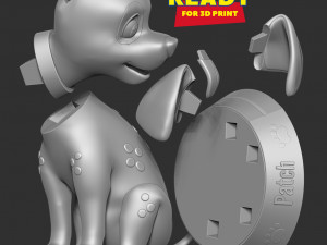 Patch - 101 dalmatians 3D Print Model