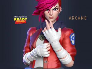 Busto de vi - fanart arcano Modelo de impresión 3D