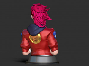 Vi bust - arcane fanart 3D Baskı Modeli