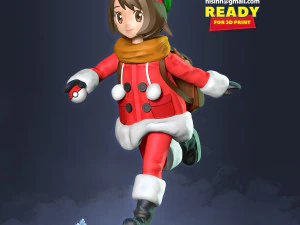 Santa Gl&oacute;ria - fanart de Pok&eacute;mon Modelo de Impressão 3D