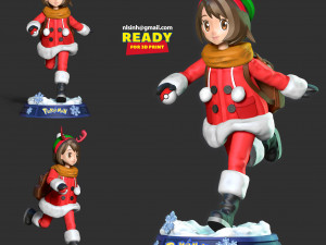 Santa gloria - pokemon fanart Modelo de Impressão 3D