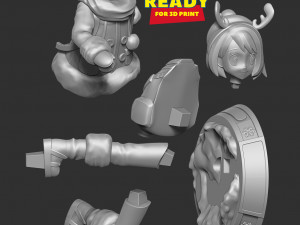 Santa gloria - pokemon fanart Modelo de Impressão 3D