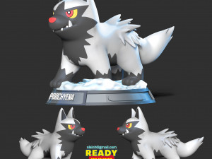Poochyena - Pokemon Fanart 3D Print Model