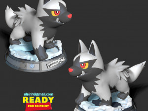 Poochyena - Pokemon Fanart 3D Print Model