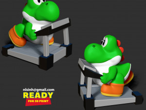 fat yoshi 3D Print Model