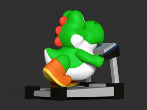 fat yoshi 3D Print Model