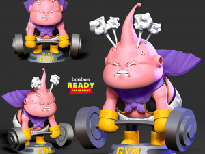 buu with gym Modello di stampa 3D