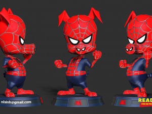 Spiderham 3D प्रिंट मॉडल
