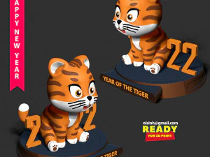tiger 2022 3D Print Model