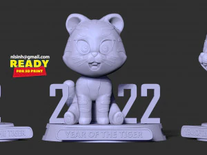 tiger 2022 3D Print Model