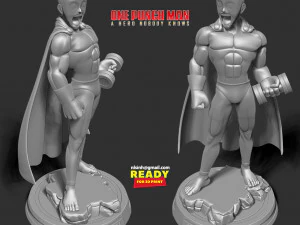 Saitama - one-punch 3D Print Model