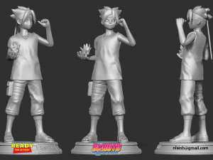 boruto 3D Print Model