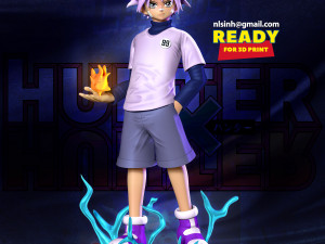 Killua zoldyck - hunter x hunter fanart 3D Baskı Modeli