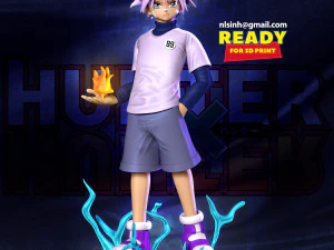 Killua zoldyck - hunter x hunter fanart 3D Print Model