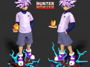 Killua zoldyck - hunter x hunter fanart 3D Print Model