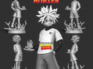 Killua zoldyck - hunter x hunter fanart 3D Print Model