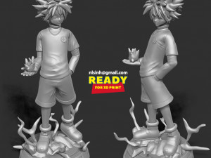 Killua zoldyck - hunter x hunter fanart 3D Baskı Modeli