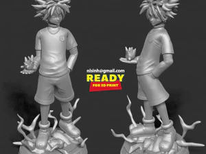 Killua zoldyck - hunter x hunter fanart 3D Print Model