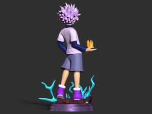 Killua zoldyck - hunter x hunter fanart 3D Baskı Modeli