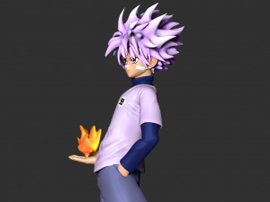 Killua zoldyck - hunter x hunter fanart 3D Baskı Modeli