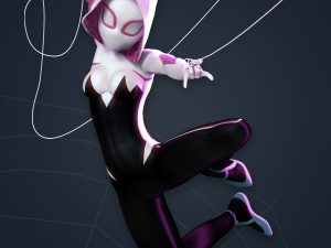 Spider gwen 2 3D 打印模型